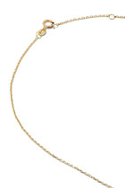 Heart On Biladi Pendant Necklace, 18k Yellow Gold & Diamond